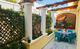 Oasis Veranda Under Columns.Kolonaki Embassy Area.